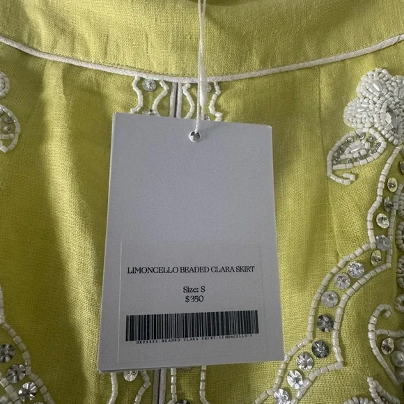 Limoncello Beaded Clara Skirt - Picture 6 of 6